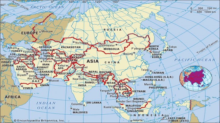 Asia continent
