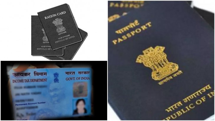 PAN Card-Ration Card-Passport
