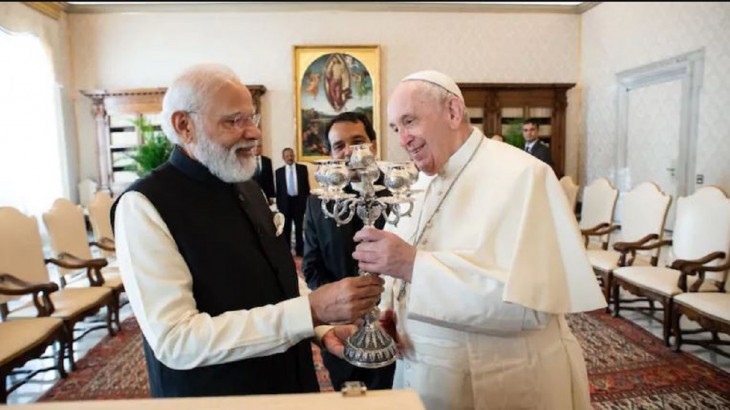 PM Modi Pope Francis