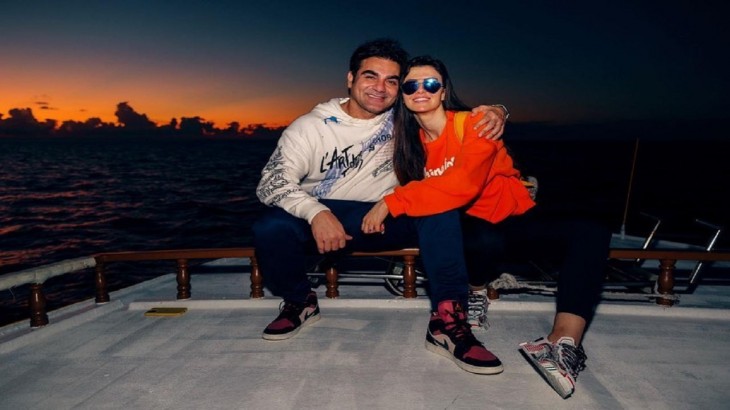 arbaaz khan with girlfriend giorgia on maldives vaccation