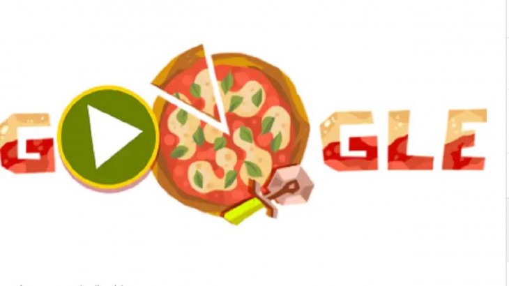 Google doodle pizza