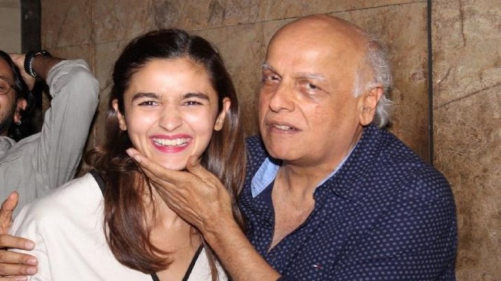 Alia Bhatt with Mahesh Bhatt