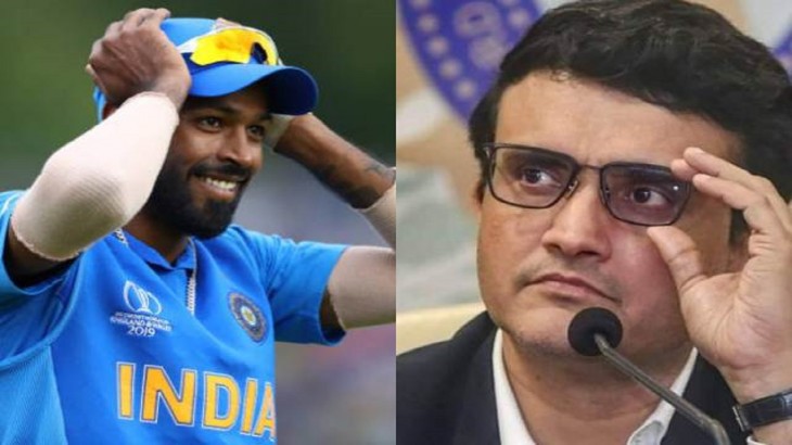 hardik update when will hardik play the match for india ganguly told