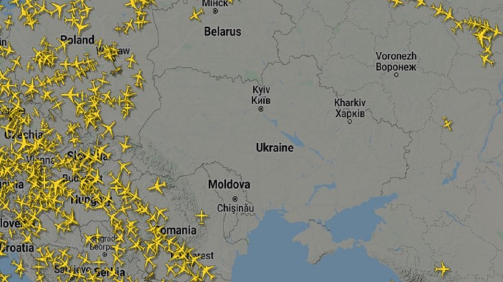 Ukraine Air space