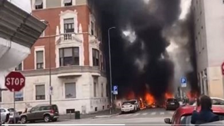 Big explosion in Italy