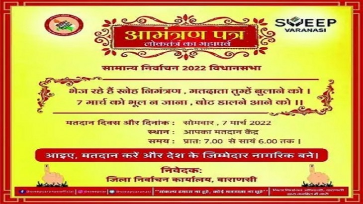 Election invitation