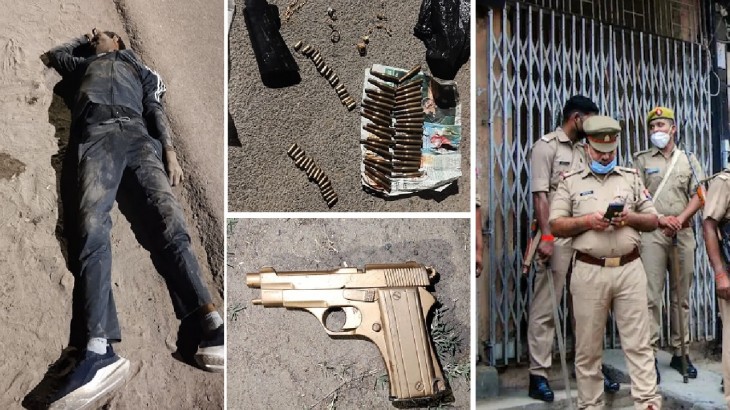 Lucknow cops gun down wanted criminal Rahul Singh | Lucknow Encounter: योगी  2.0 से कुछ घंटे पहले 1 लाख का ईनामी राहुल सिंह ढेर - News Nation