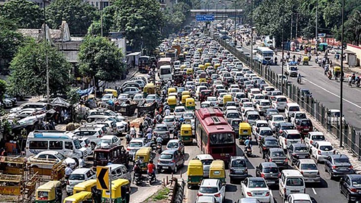 Auto  taxi  mini bus drivers in Delhi on strike
