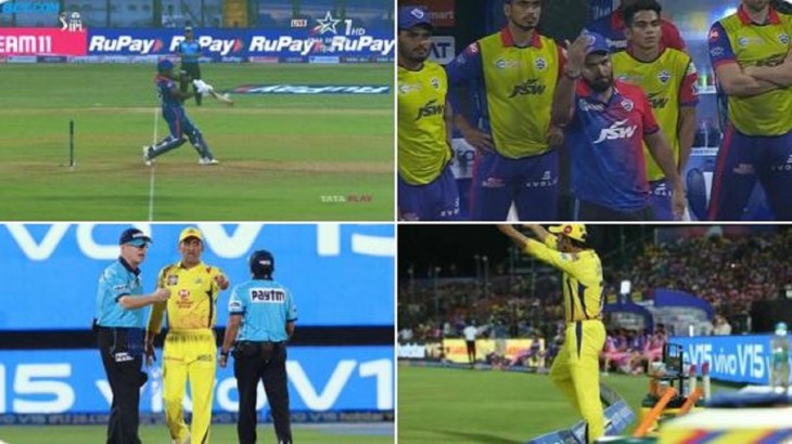 dhoni and pant is same in no ball fight ipl 2022