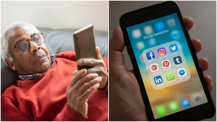 Old Man Became Smartphone Addict