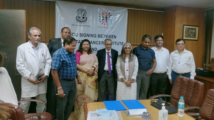 MoU signing between DSCI and CareOnco Biotech Pvt Ltd for Tepscan test
