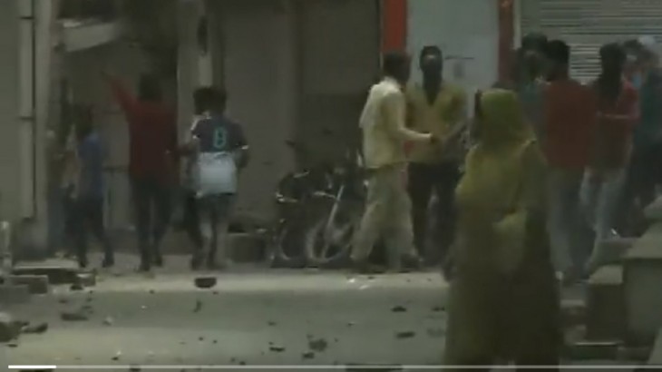 Stone pelting in Chittorgarh after the son of former BJP councillor Jagdish Soni was killed last nig