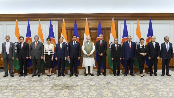 ASEAN foreign ministers meet PM Modi in New Delhi