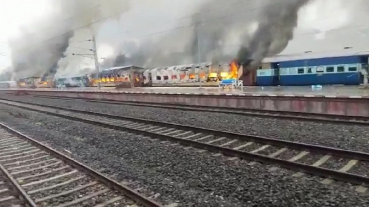 Samastipur Train burned