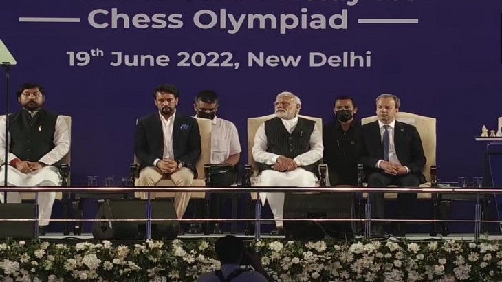 PM Modi inaugurates Chess Olympiad