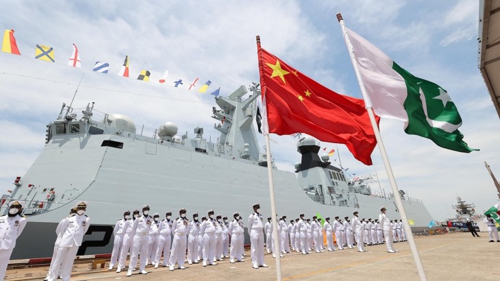 China delivered the second Type 054A/P frigate to Pakistan Navy