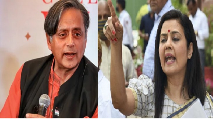 Shahi Tharoor and Mhua Moitra