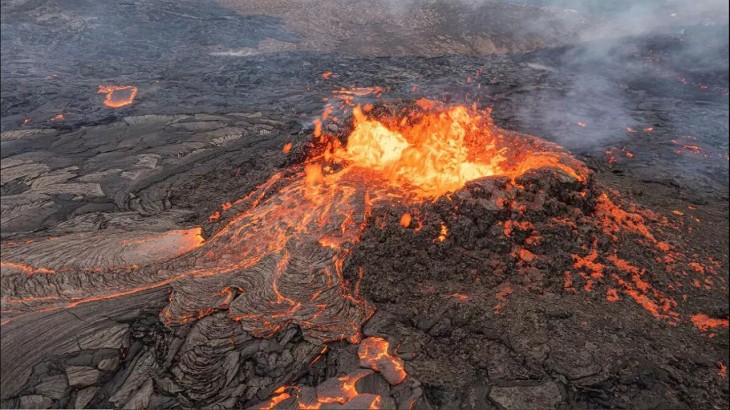 Volcano Erupting Viral Video