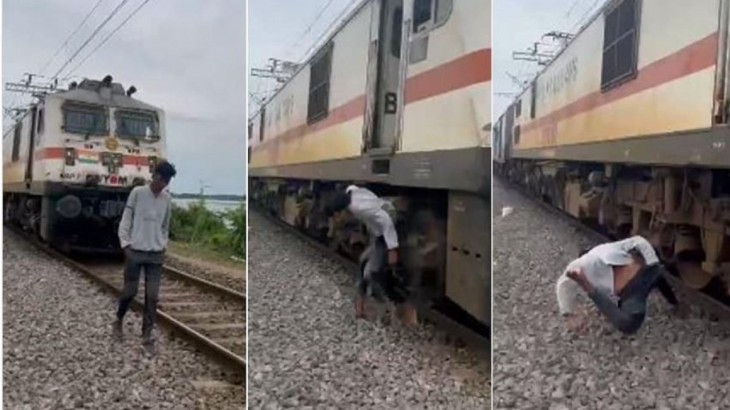 Train Accident during instagram reel