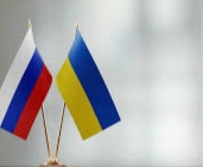 Russia Ukraine flag