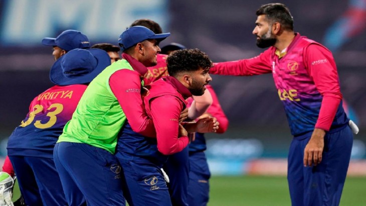 uae beat in netherlands in T20 world cup 2022