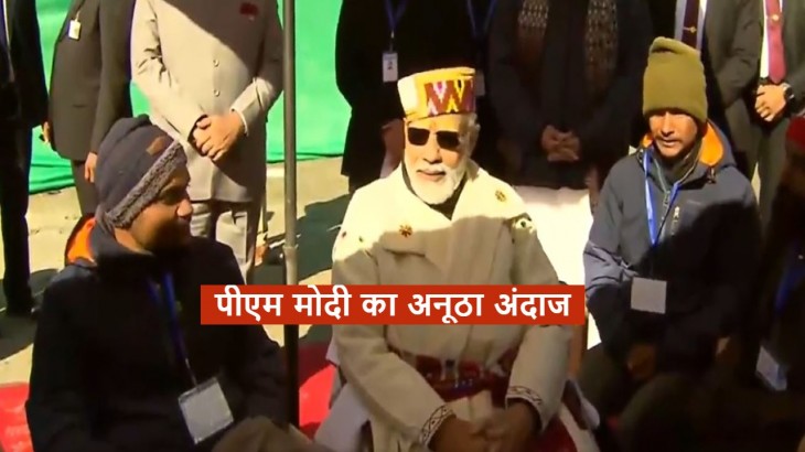 PM Modi Talk With Shramjivis In Kedarnath