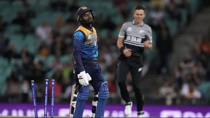 srilanka loss the match against newzeland in t20 world cup