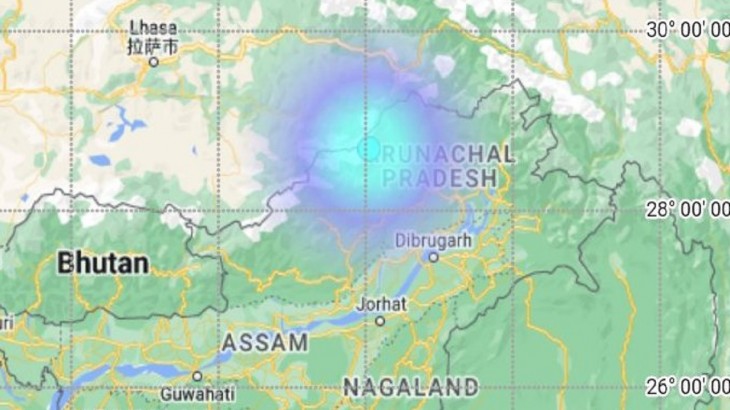 Two Earthquake jolts Arunachal Pradesh