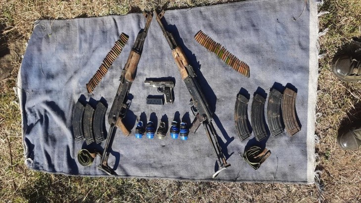 Arms and ammunition recovered in Nabana, Surankote area of Poonch