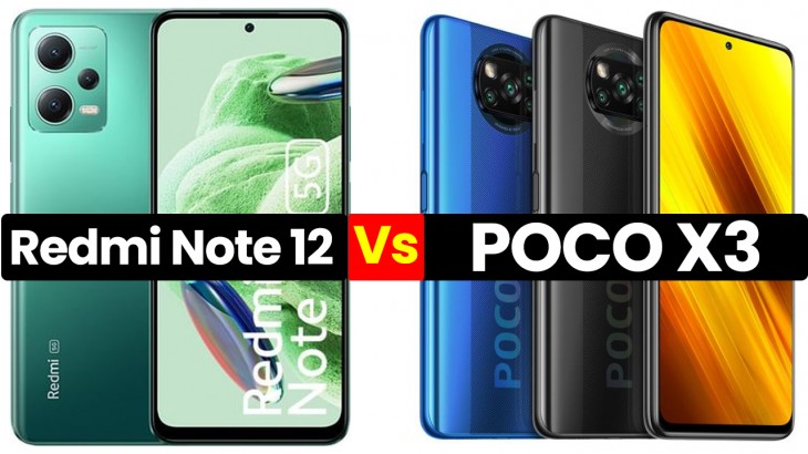 Redmi Note 12 vs POCO X3