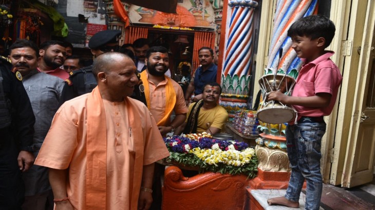 Yogi Adityanath in Varanasi