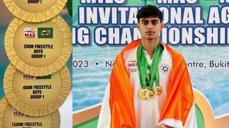 Vedang Madhawan got 5 gold medal