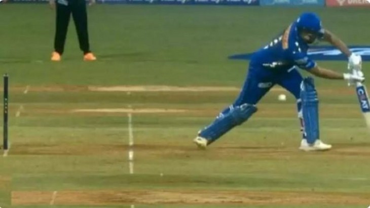ipl 2023 rohit sharma out drs controversy