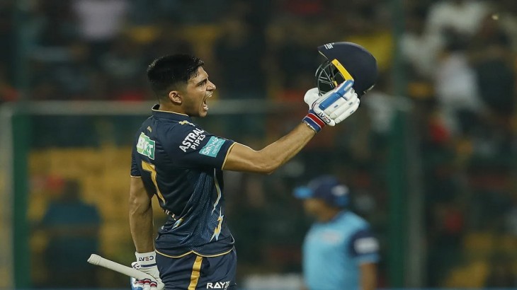 Shubman Gill finished the game with a maximum