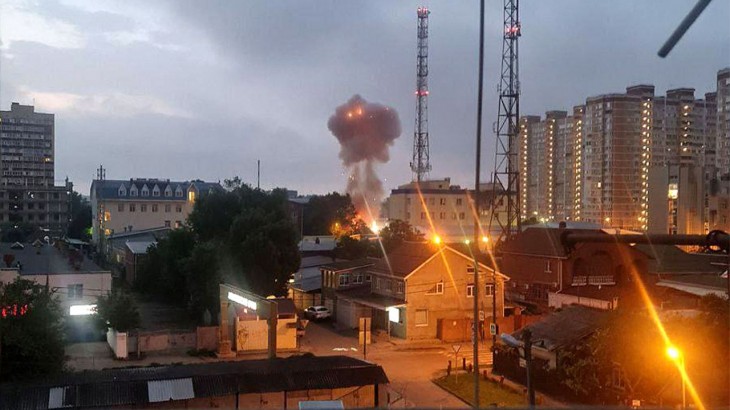 Drone Attack at Moscow