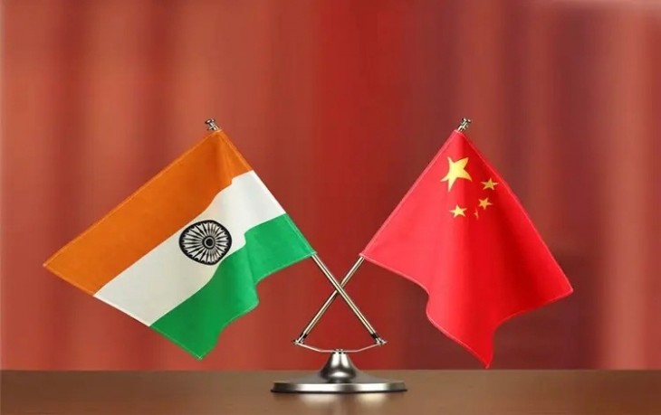 India-China,flag,