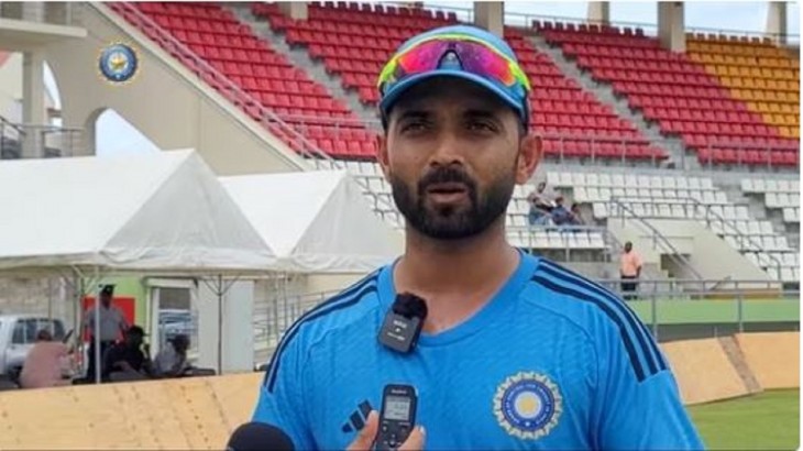 wi vs ind ajinkya rahane angry in press conference on age question