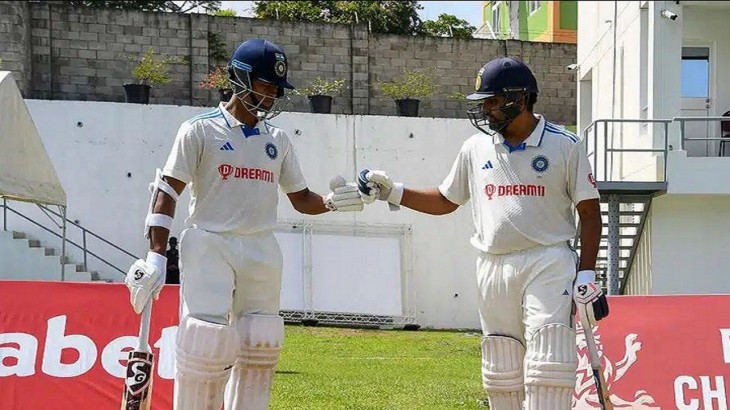 Rohit Sharma Yashasvi Jaiswal Record 446 runs in t20 test match series