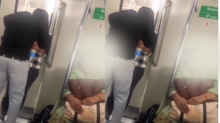 viral delhi metro trending video