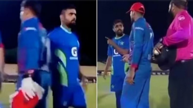 pak vs afg after won 2nd odi why babar azam get angry video viral