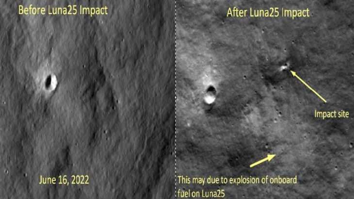 Failed Luna-25 Mission