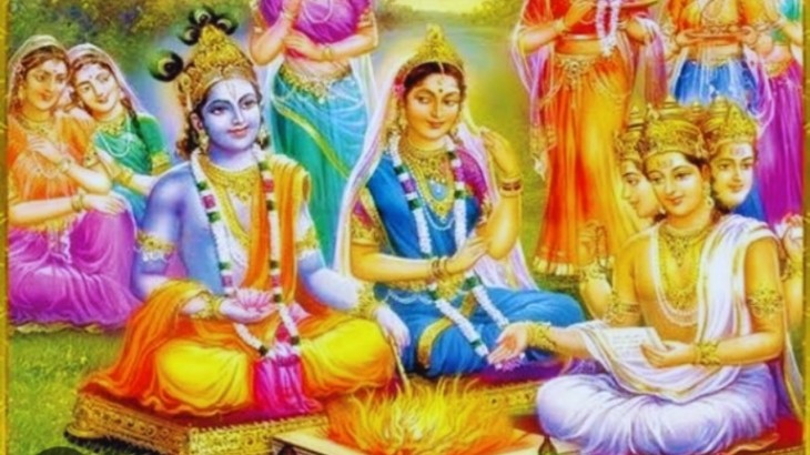 Brahma Ji had got Radha Krishna married near mathura bhandirvan temple