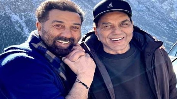 Sunny Deol and Dharmendra