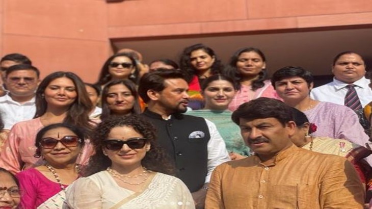 Sapna Chaudhry visit parliament