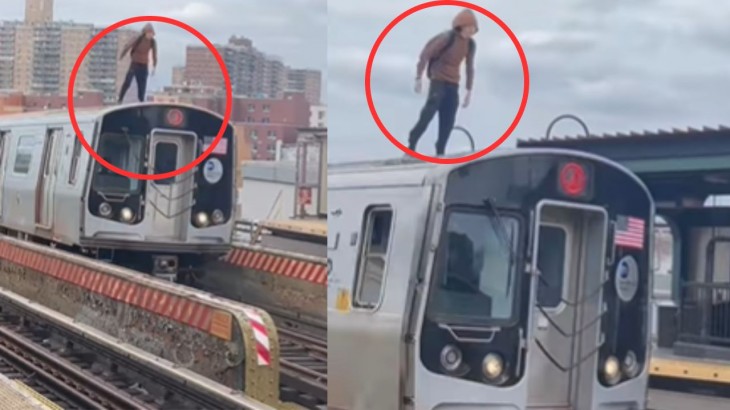 new york subway viral video