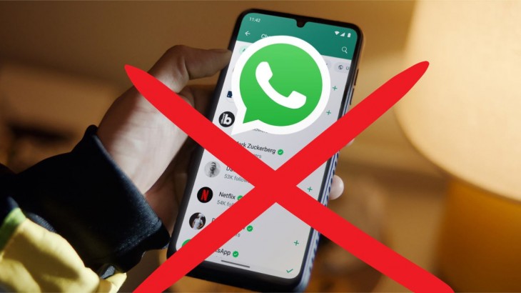 WhatsApp ban in phone