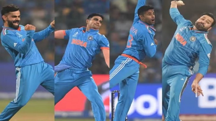 Team India Batsman Bowling in World Cup 2023