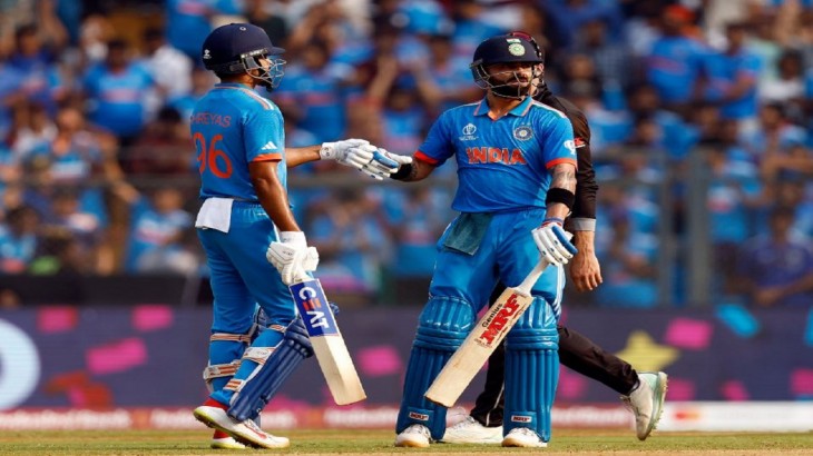 ind vs nz team india set 398 target for new zealand in semi final