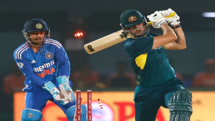 ind vs aus live update australia set 209 target for team india