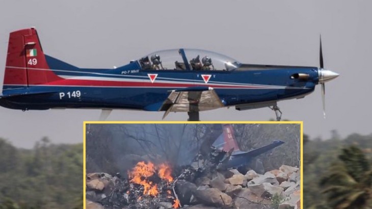 Air Force plane crashes in Telangana
